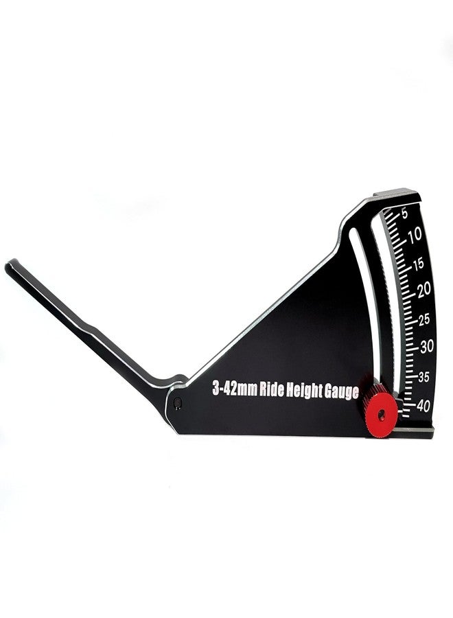 Hobbymall RC Car Ride Height Gauge Aluminum RC Car Wheel Height Rim Camber 3-42mm Adjustable Measuring Ruler - Image 1